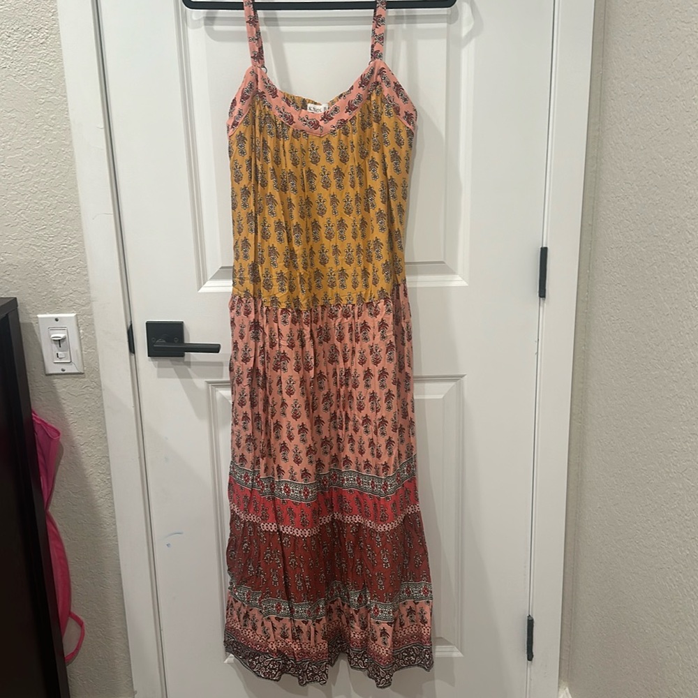 Maxi Dress with Spaghetti straps.